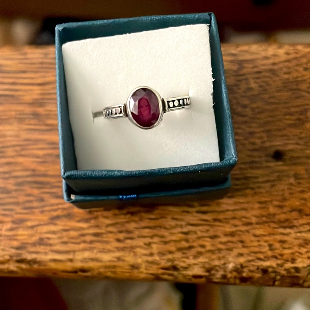 garnet ring